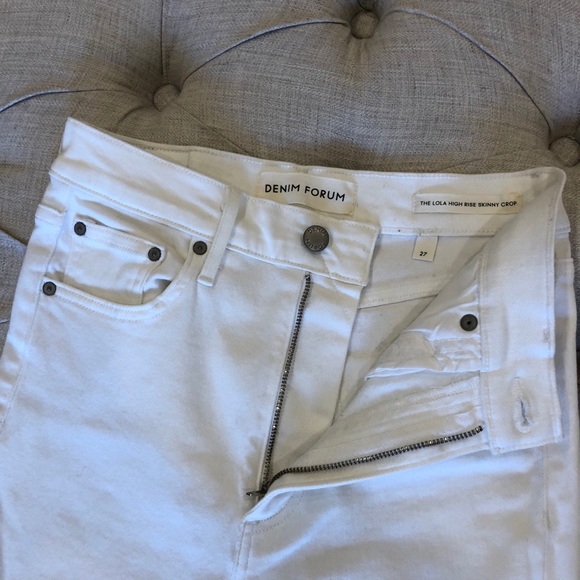 Sold Denim Forum Lola High Crop Jeans - Picture 6 of 13